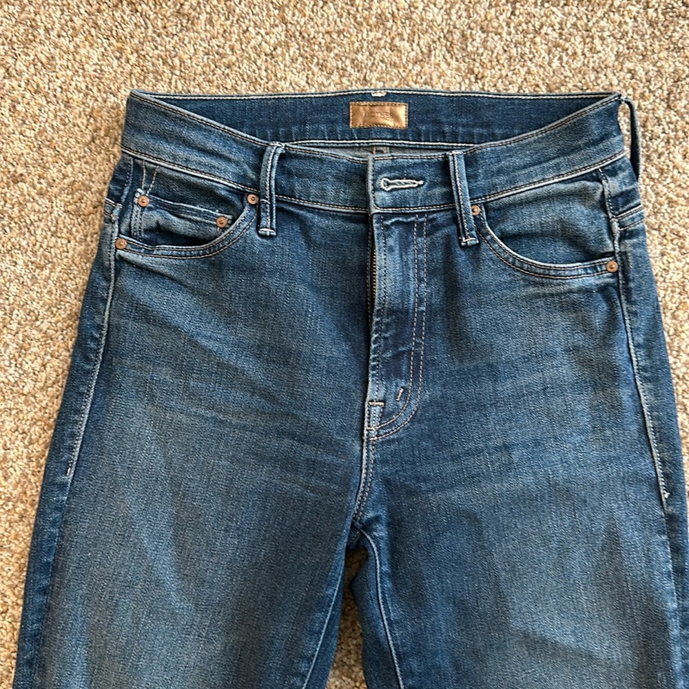 Mother the insider crop step fray, color: the streets are talking; size 25